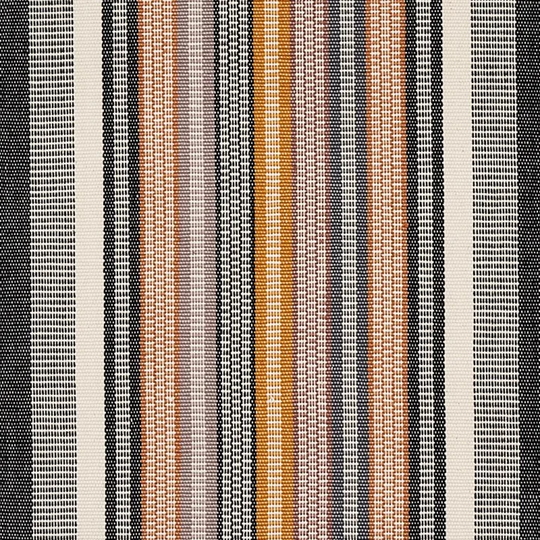 Schumacher 80820 Ripple Hand Woven Stripe Rockpool fabric swatch