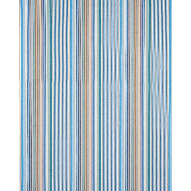 Schumacher 80821 Ripple Hand Woven Stripe Surf fabric swatch