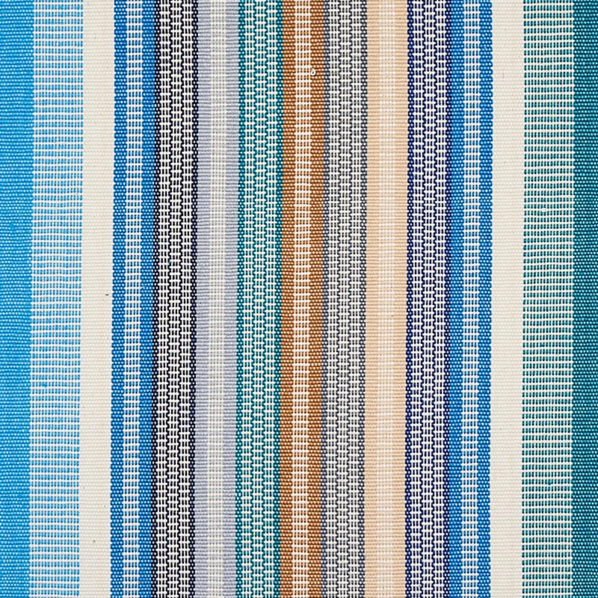 Schumacher 80821 Ripple Hand Woven Stripe Surf fabric swatch