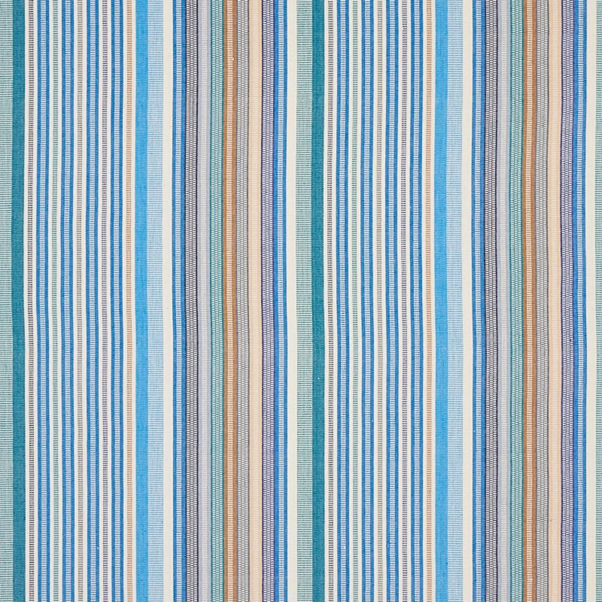 Schumacher 80821 Ripple Hand Woven Stripe Surf fabric swatch