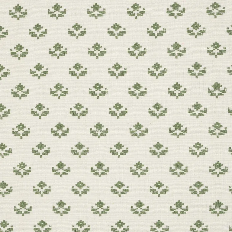 Schumacher 87111 Robyn Green fabric swatch