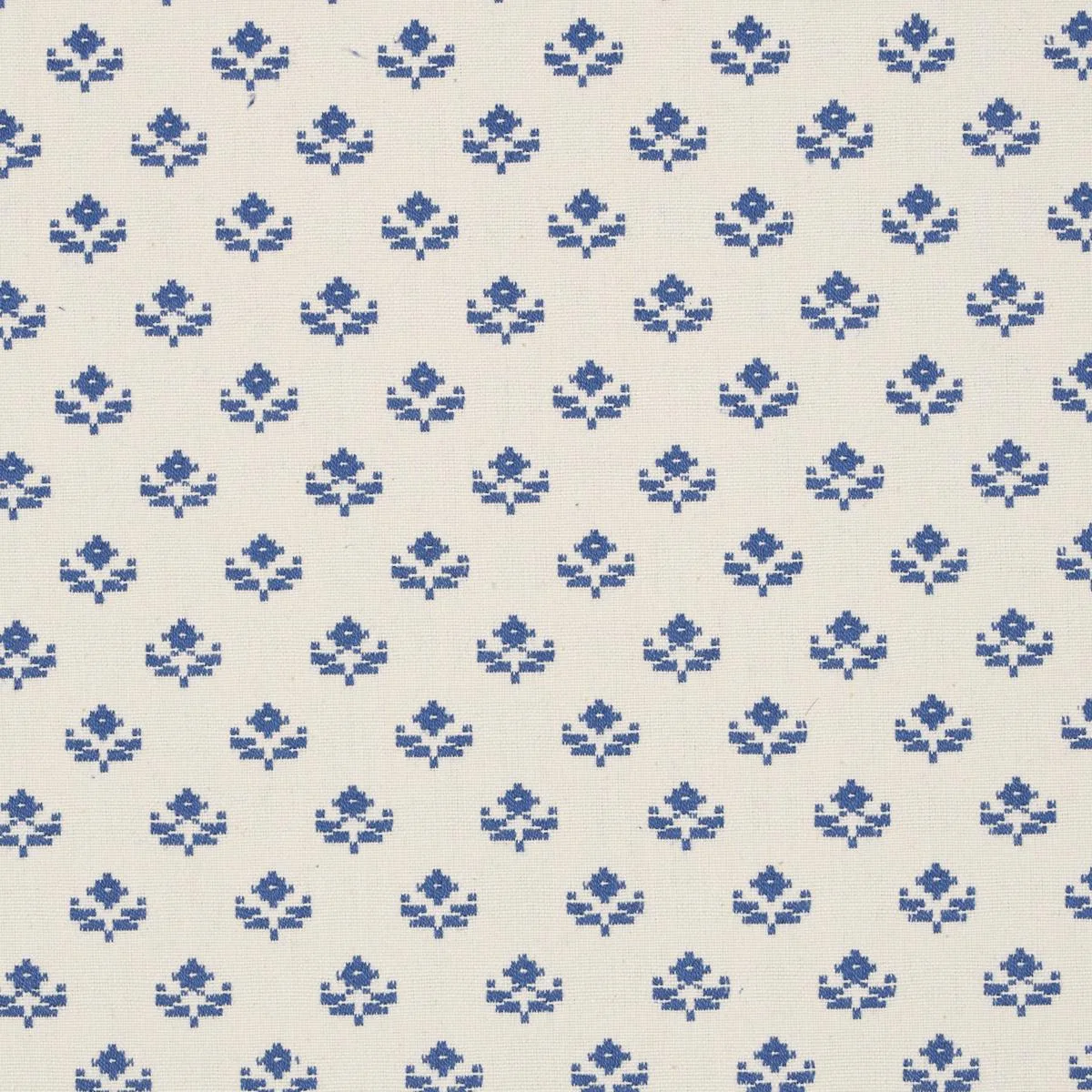 Schumacher 87110 Robyn Indigo fabric swatch