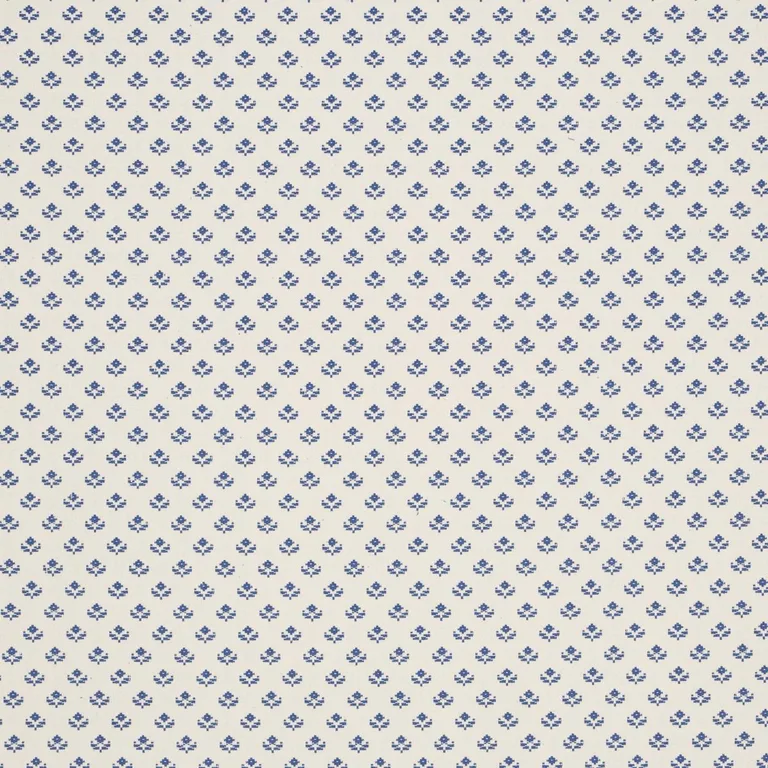 Schumacher 87110 Robyn Indigo fabric swatch