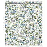 Schumacher 178773 Roca Redonda Blue & Ivory fabric swatch