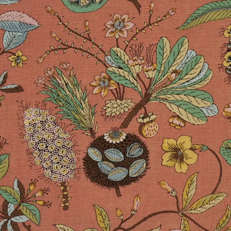 Schumacher 178774 Roca Redonda Spice fabric swatch