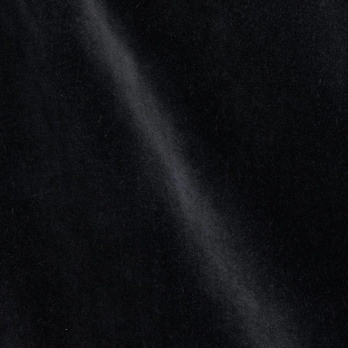 Schumacher 70474 Rocky Performance Velvet Black fabric swatch