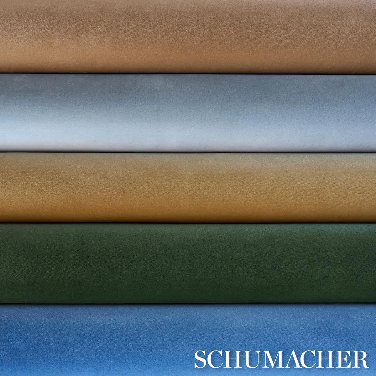 Schumacher 87713 Rocky Performance Velvet Delft fabric swatch