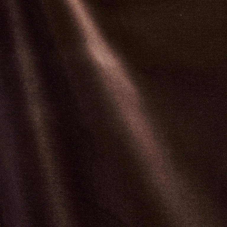 Schumacher 70466 Rocky Performance Velvet Espresso fabric swatch
