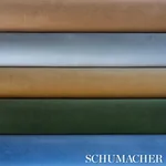 Schumacher 87714 Rocky Performance Velvet Hunter fabric swatch