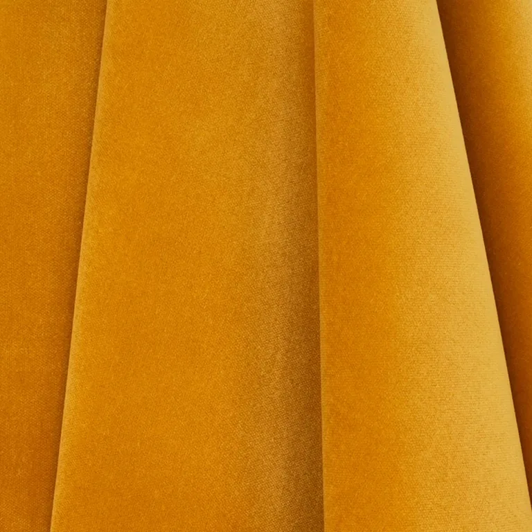 Schumacher 70579 Rocky Performance Velvet Marigold fabric swatch