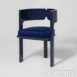 Schumacher 70476 Rocky Performance Velvet Royal fabric swatch