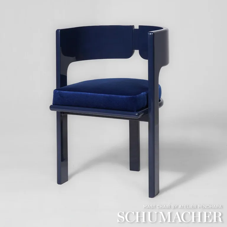 Schumacher 70476 Rocky Performance Velvet Royal fabric swatch