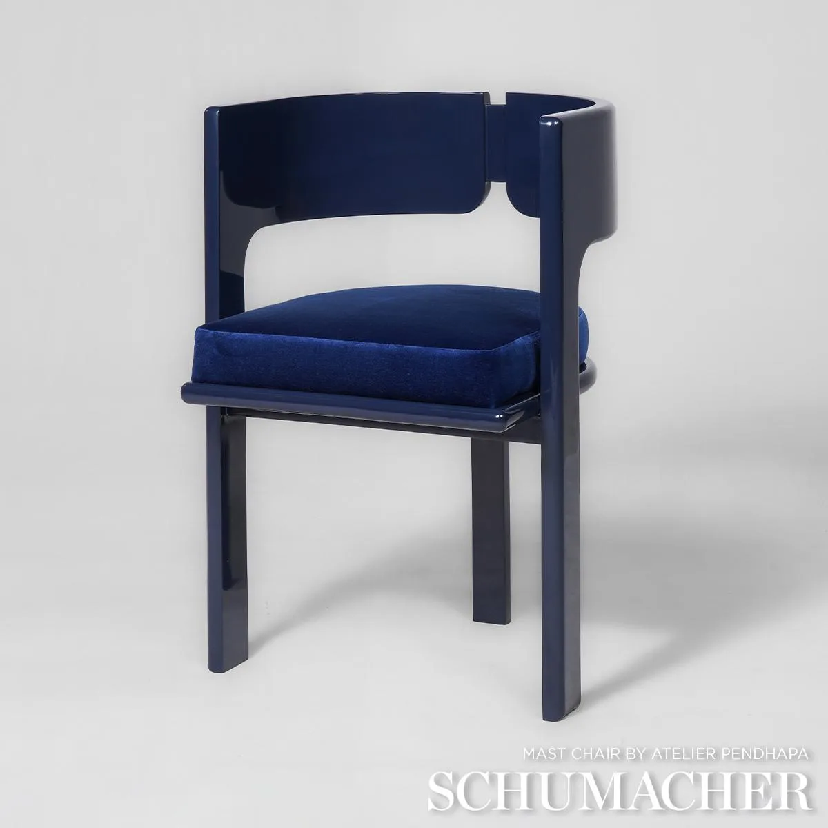 Schumacher 70476 Rocky Performance Velvet Royal fabric swatch