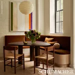 Schumacher 70465 Rocky Performance Velvet Sepia fabric swatch
