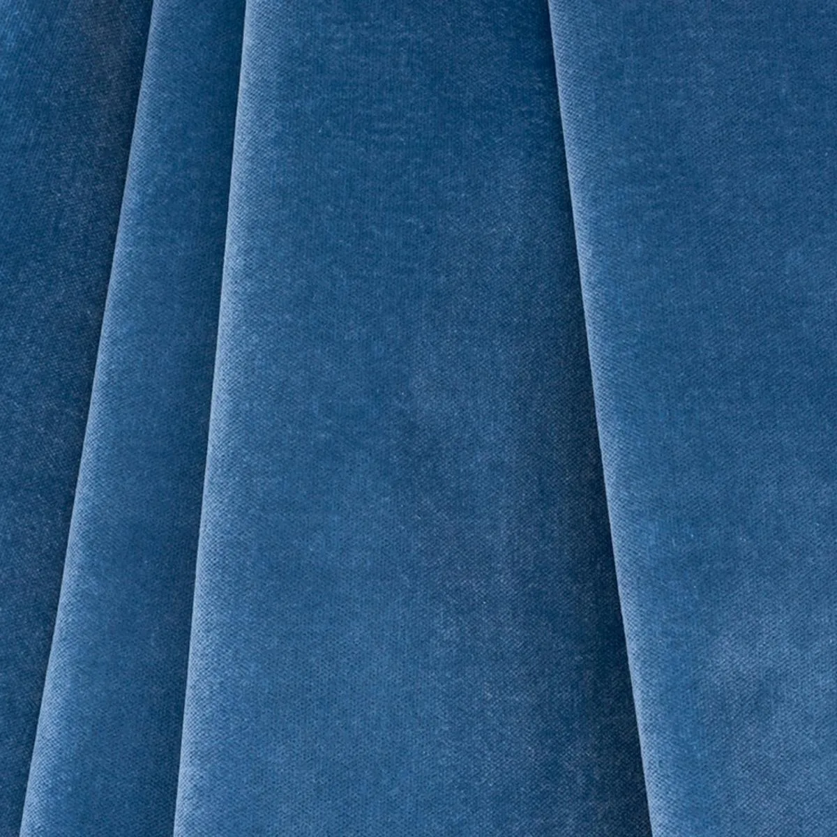 Schumacher 70571 Rocky Performance Velvet Steel Blue fabric swatch