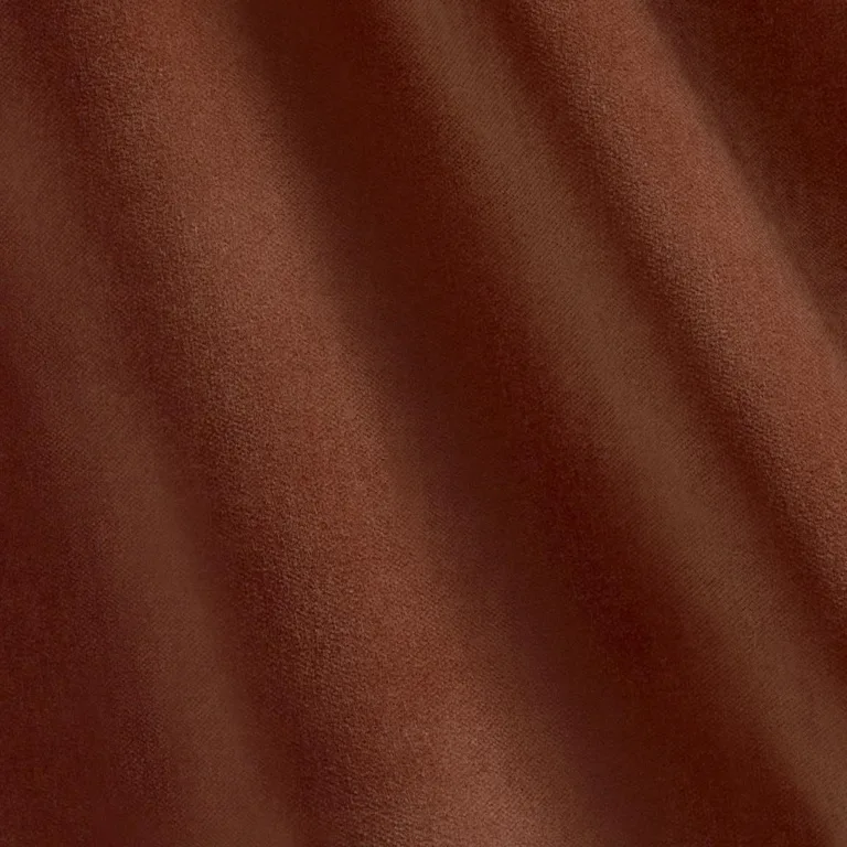 Schumacher 86473 Rocky Performance Velvet Terracotta fabric swatch