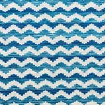 Schumacher 77541 Roebuck Performance Blue fabric swatch