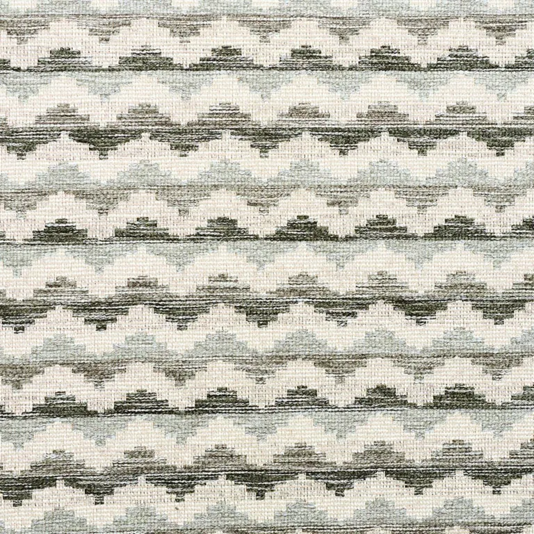 Schumacher 77542 Roebuck Performance Grey fabric swatch