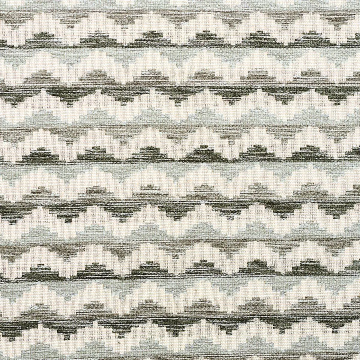 Schumacher 77542 Roebuck Performance Grey fabric swatch