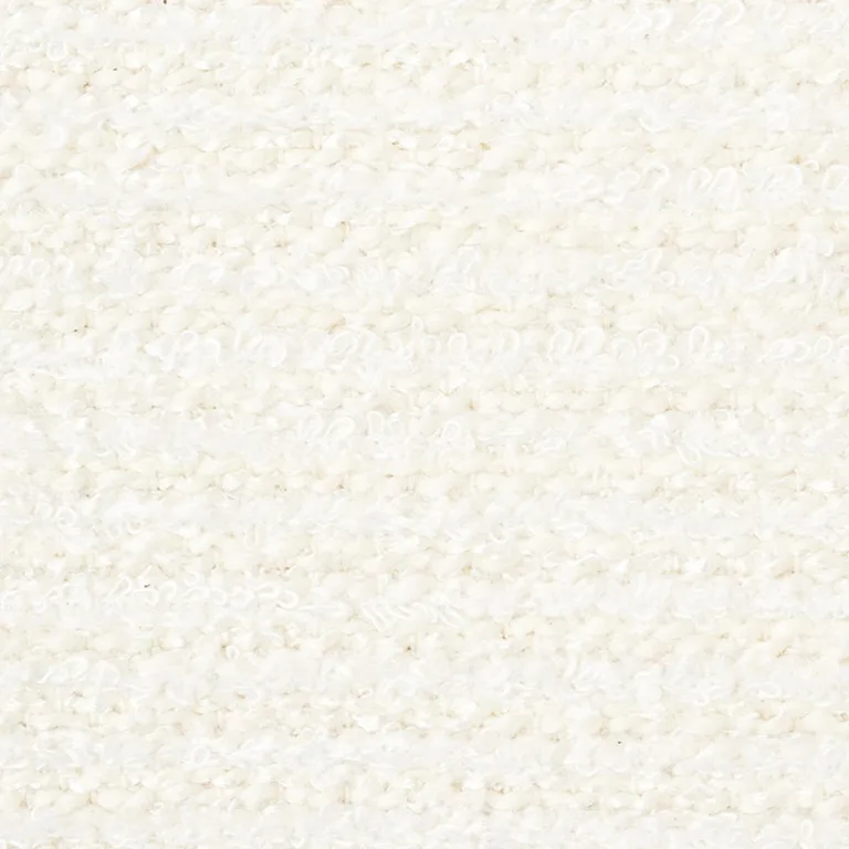 Schumacher 54483 Roma Chenille Ivory fabric swatch
