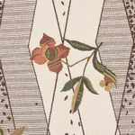Schumacher 83140 Romola Floral Birch fabric swatch