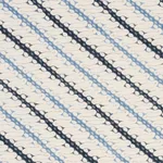 Schumacher 182051 Ronnie Blue fabric swatch