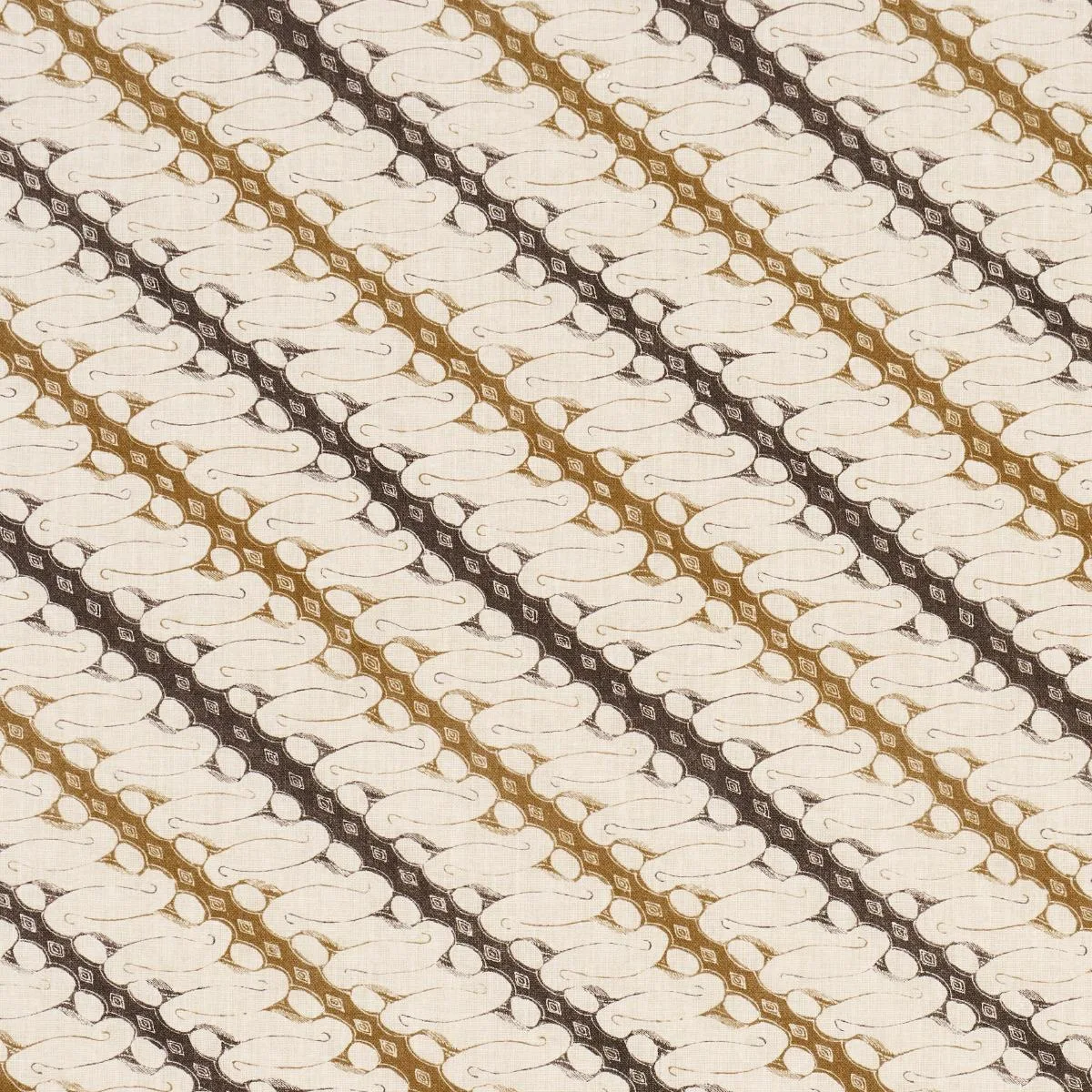 Schumacher 182052 Ronnie Brown fabric swatch