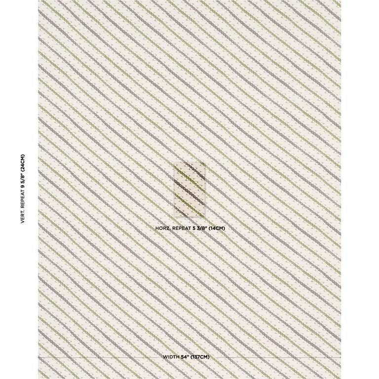 Schumacher 182050 Ronnie Green fabric swatch