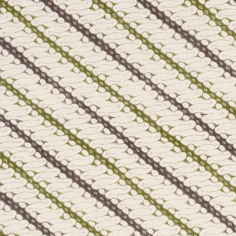 Schumacher 182050 Ronnie Green fabric swatch