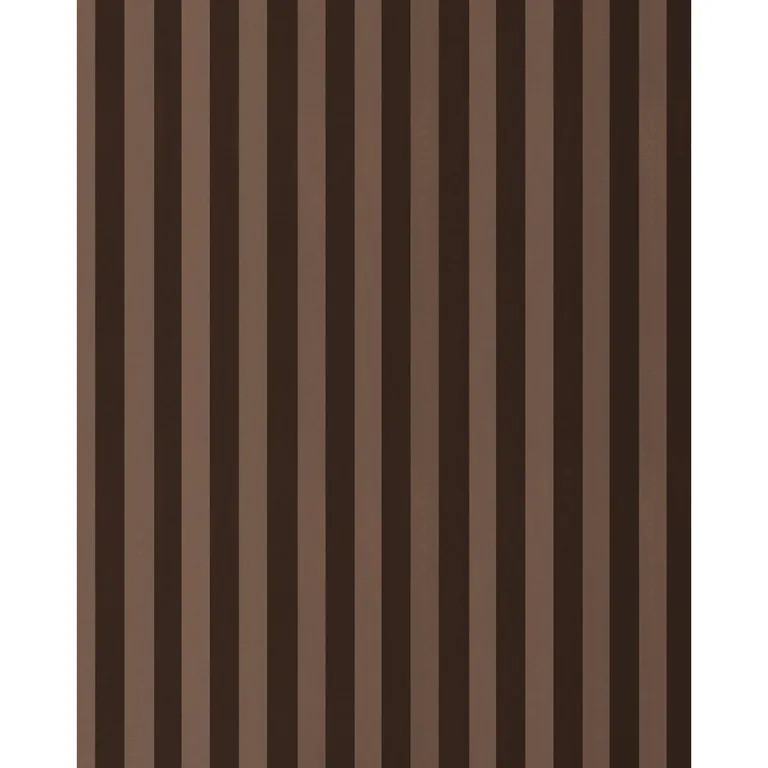 Schumacher 85743 Roosevelt Awning Stripe Brown fabric swatch