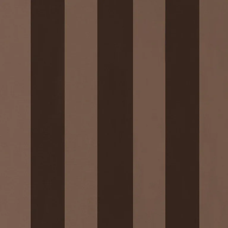Schumacher 85743 Roosevelt Awning Stripe Brown fabric swatch