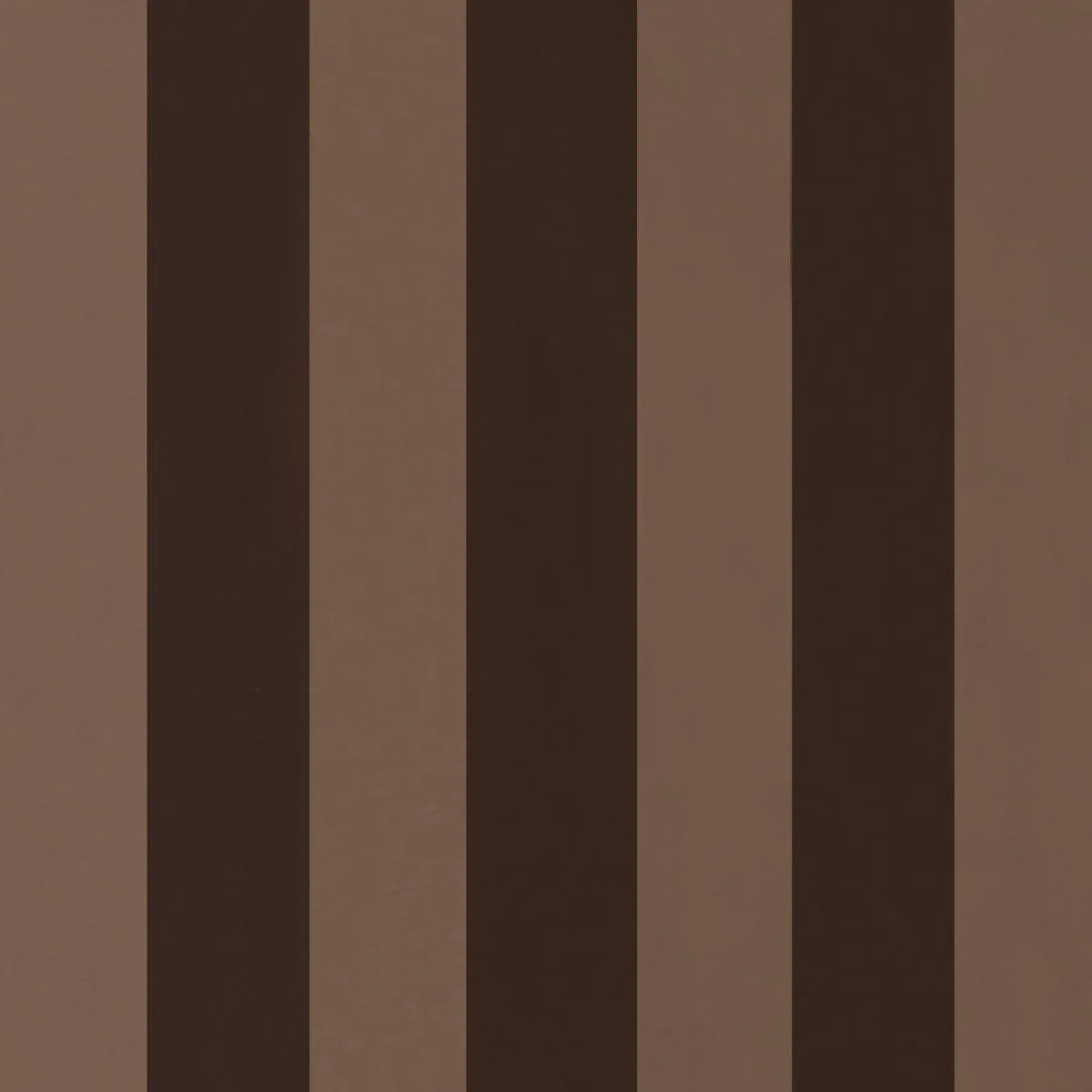 Schumacher 85743 Roosevelt Awning Stripe Brown fabric swatch