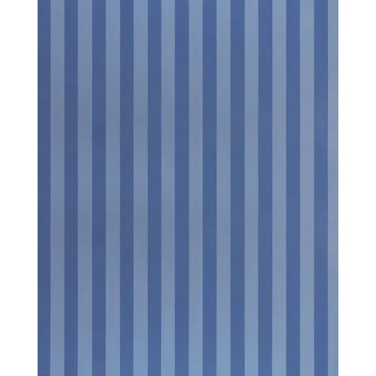 Schumacher 85741 Roosevelt Awning Stripe Cobalt fabric swatch