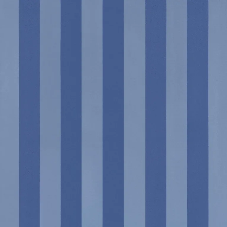Schumacher 85741 Roosevelt Awning Stripe Cobalt fabric swatch
