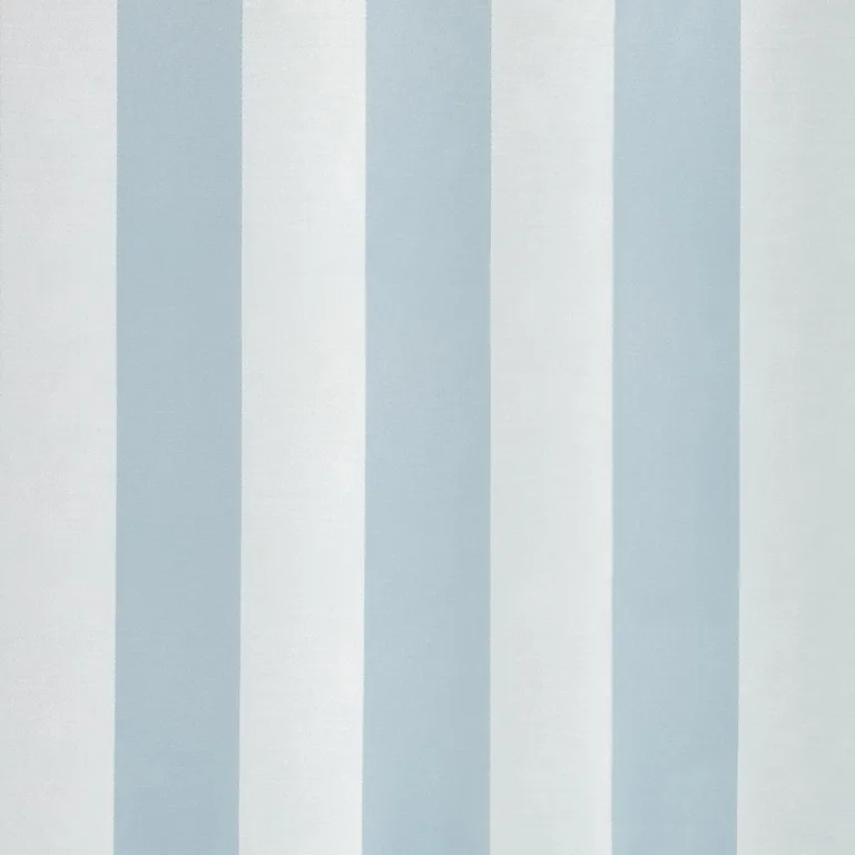 Schumacher 85744 Roosevelt Awning Stripe Robin's Egg fabric swatch