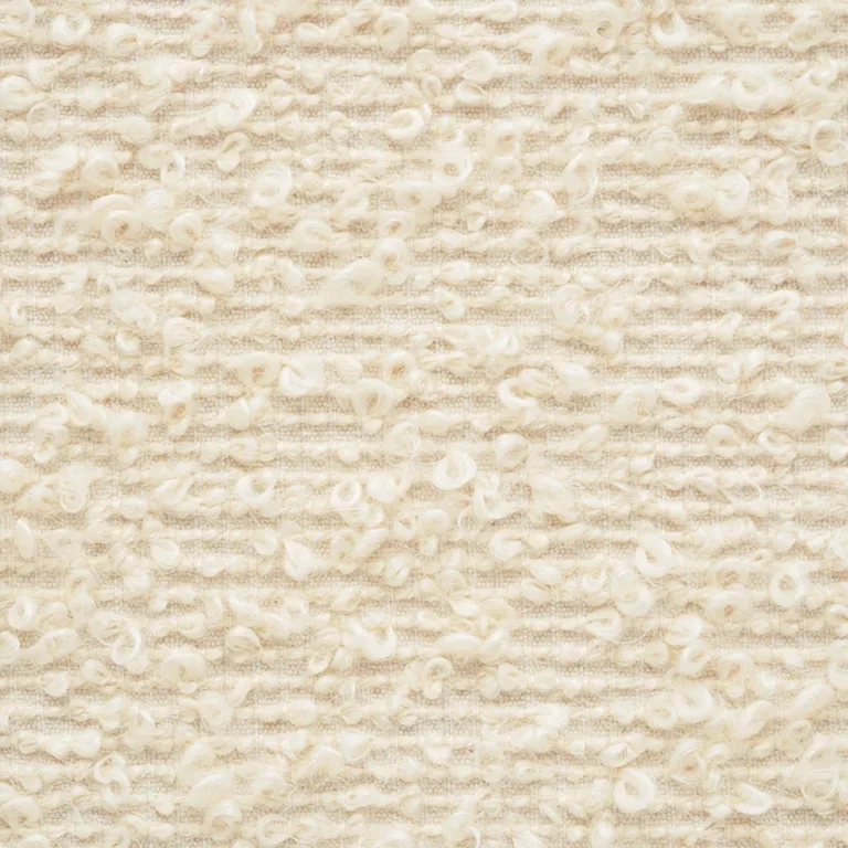 Schumacher 73350 Roscoe Bouclé Cloud fabric swatch