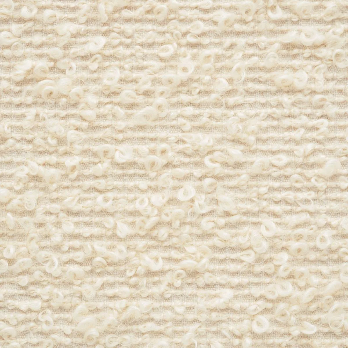 Schumacher 73350 Roscoe Bouclé Cloud fabric swatch