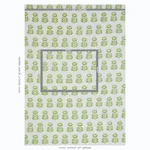 Schumacher 179400 Rosenborg Hand Print Green fabric swatch