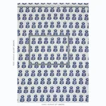 Schumacher 179402 Rosenborg Hand Print Navy fabric swatch