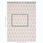 Schumacher 179401 Rosenborg Hand Print Pink fabric swatch