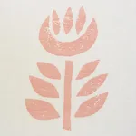 Schumacher 179401 Rosenborg Hand Print Pink fabric swatch