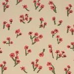 Schumacher 85901 Rosie Posy Red fabric swatch