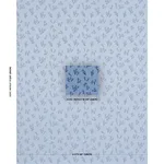 Schumacher 85892 Rosie Posy Woven Blue fabric swatch