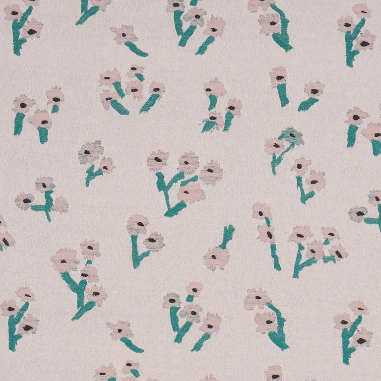 Schumacher 85891 Rosie Posy Woven Pink fabric swatch