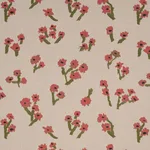 Schumacher 85890 Rosie Posy Woven Red fabric swatch