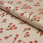 Schumacher 85890 Rosie Posy Woven Red fabric swatch