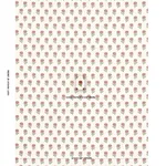 Schumacher 82630 Rosina Floral Garnet fabric swatch