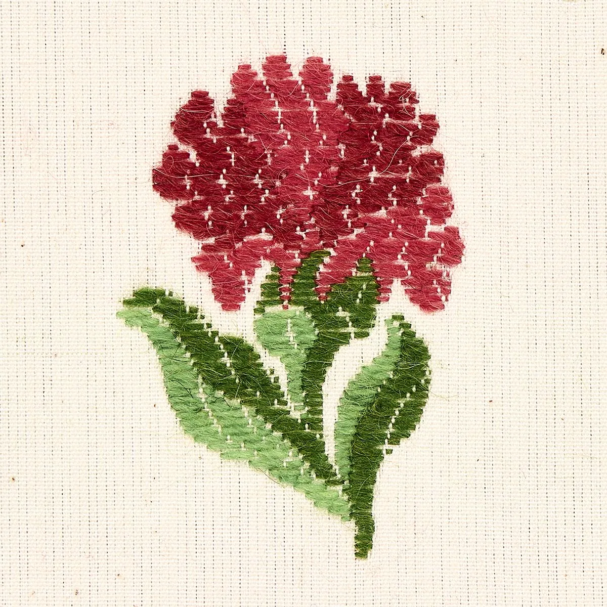 Schumacher 82630 Rosina Floral Garnet fabric swatch