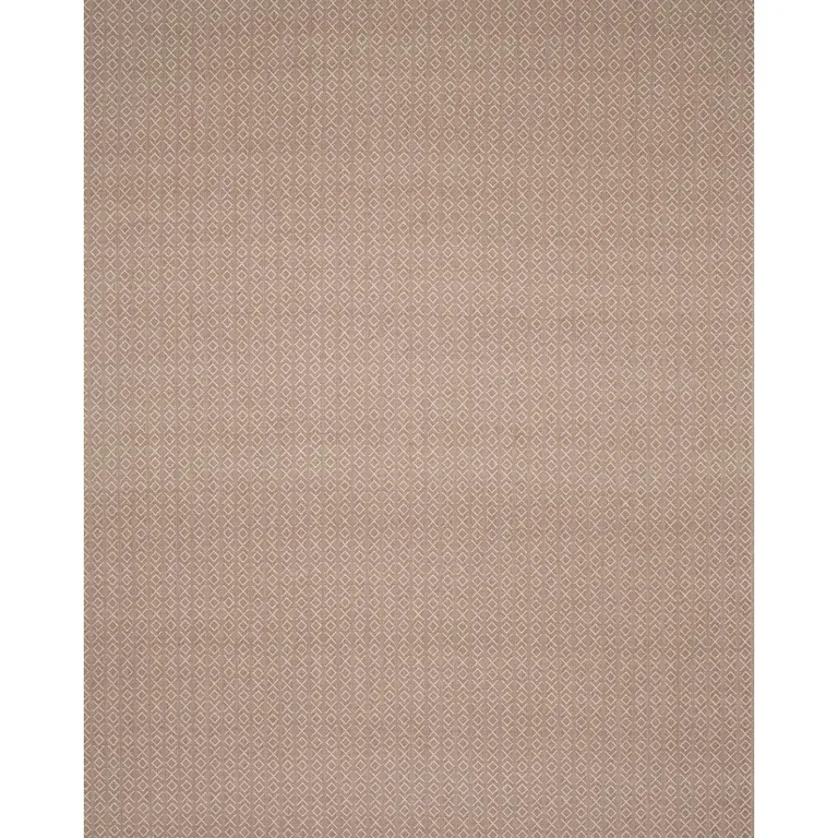 Schumacher 87192 Ross Weave Brown fabric swatch
