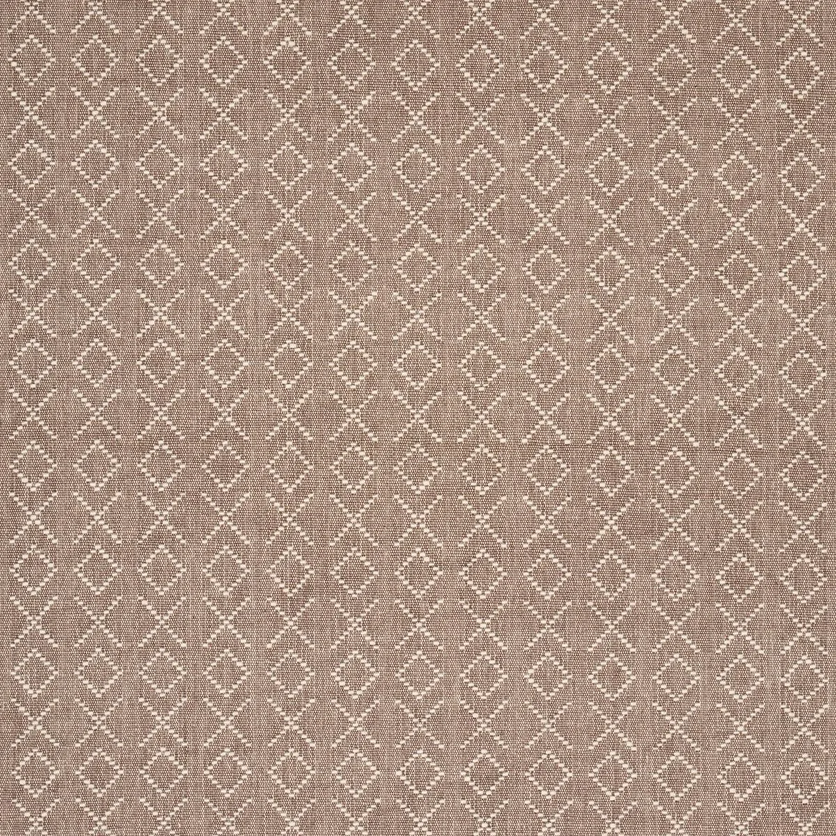 Schumacher 87192 Ross Weave Brown fabric swatch